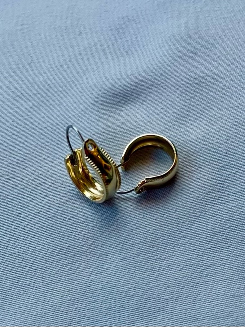 Gold-Tone Huggie Earrings - Picture 4 of 6